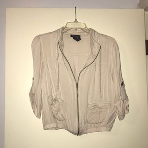 Barely worn beige jacket